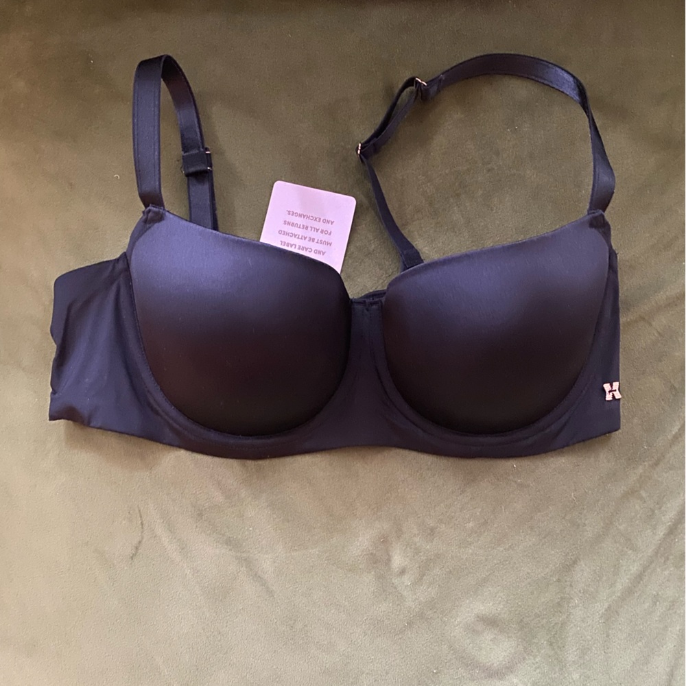 Savage Not Sorry Microfiber Low-Cut Balconette Bra in black